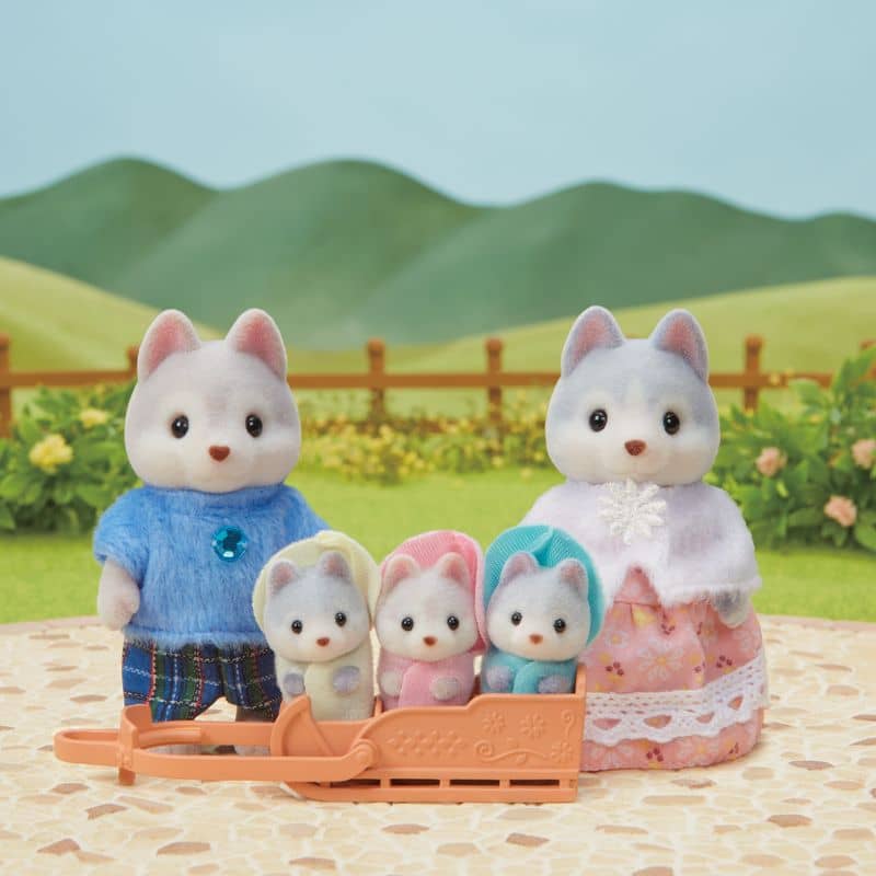 Sylvanian Families - Husky Family Animal Doll Playset