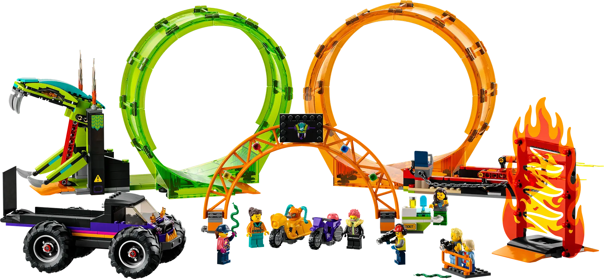 LEGO 60339 Double Loop Stunt Arena - City Stuntz
