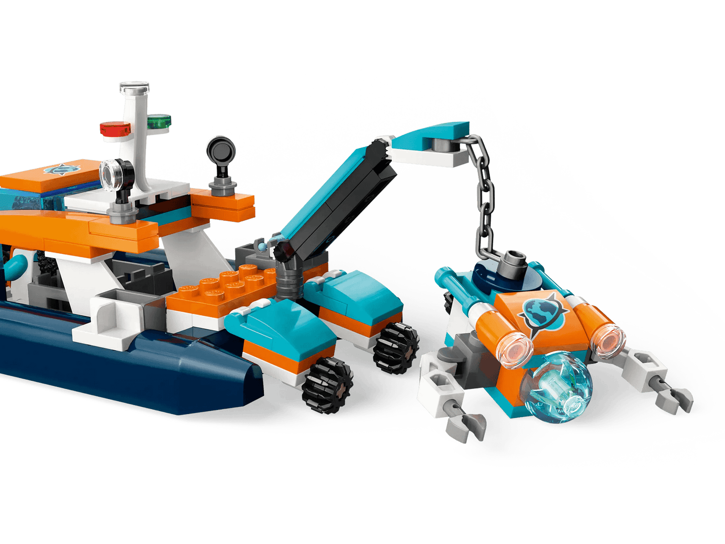 LEGO 60377 Explorer Diving Boat - City