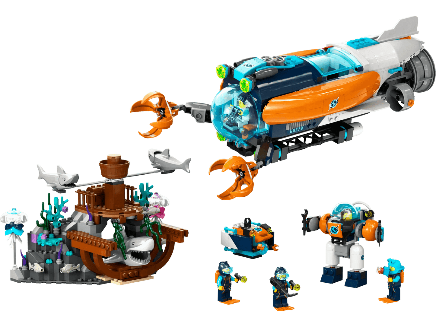 LEGO 60379 Deep-Sea Explorer Submarine - City
