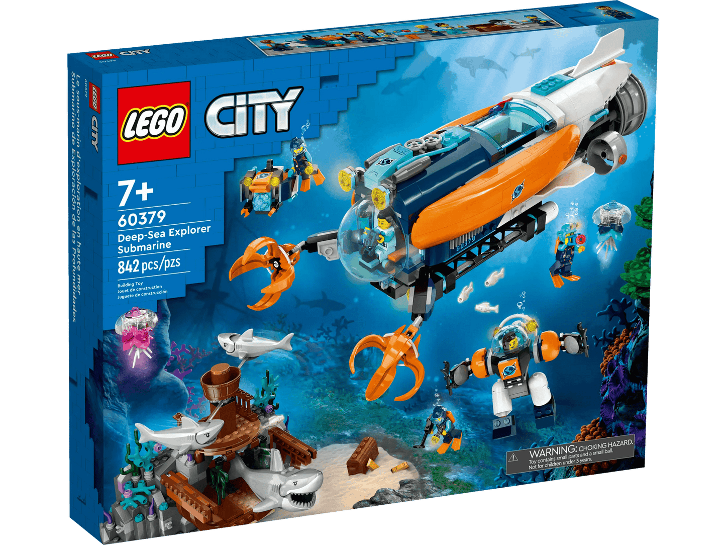 LEGO 60379 Deep-Sea Explorer Submarine - City