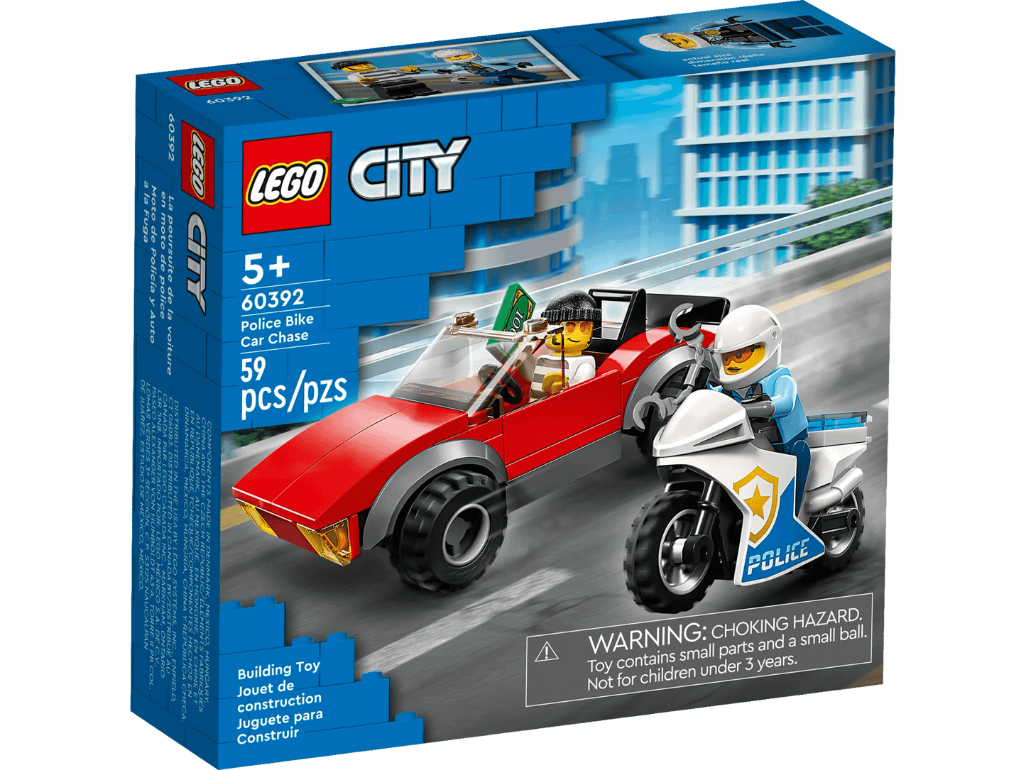 LEGO 60392 Police Bike Car Chase - City