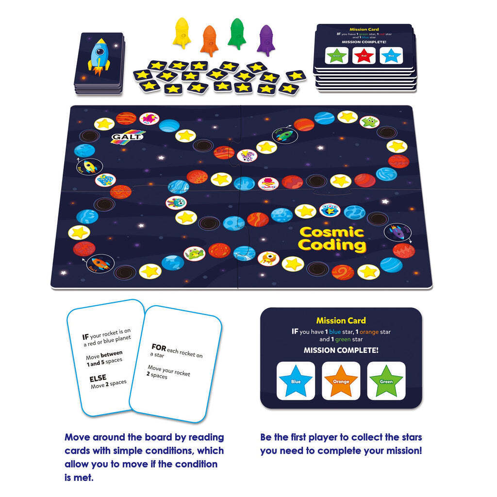 GALT - Cosmic Coding Game - Educational STEM Learning Kit