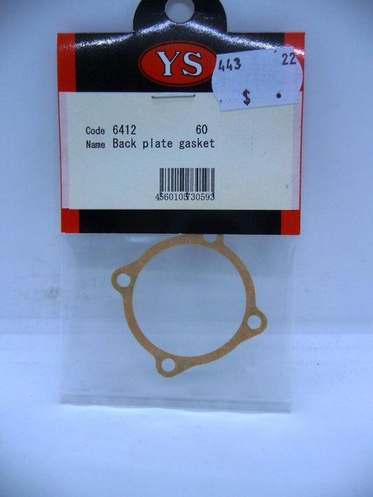 6412 YS ENGINE PART YS60 BACK PLATE GASKET