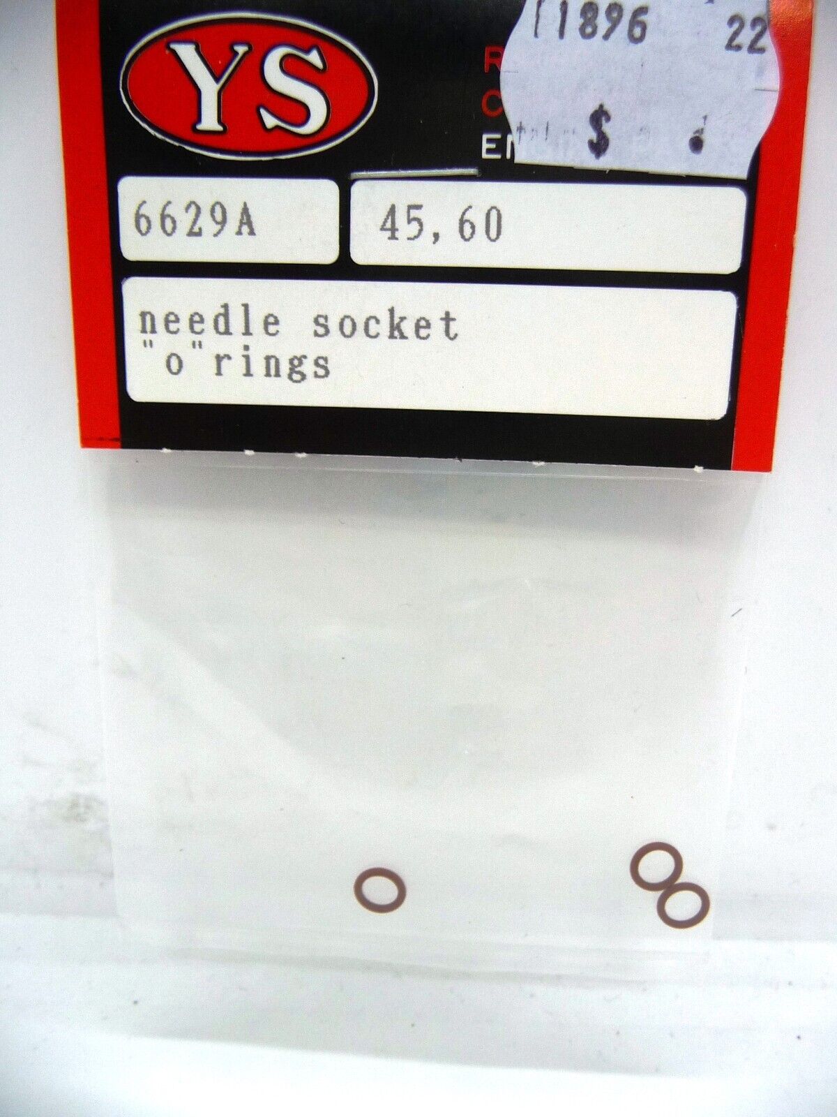 6629A YS ENGINE PART NEEDLE SOCKET O RINGS 45
