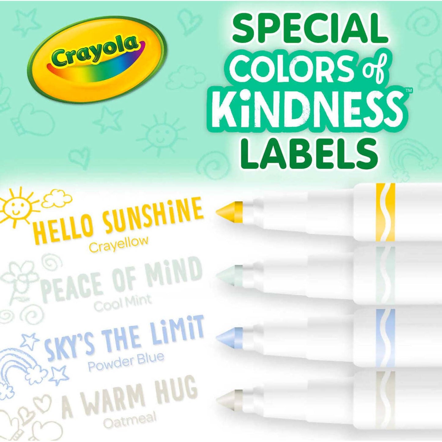 Crayola - Colors Of Kindness Fineline Washable Markers 10 Pack