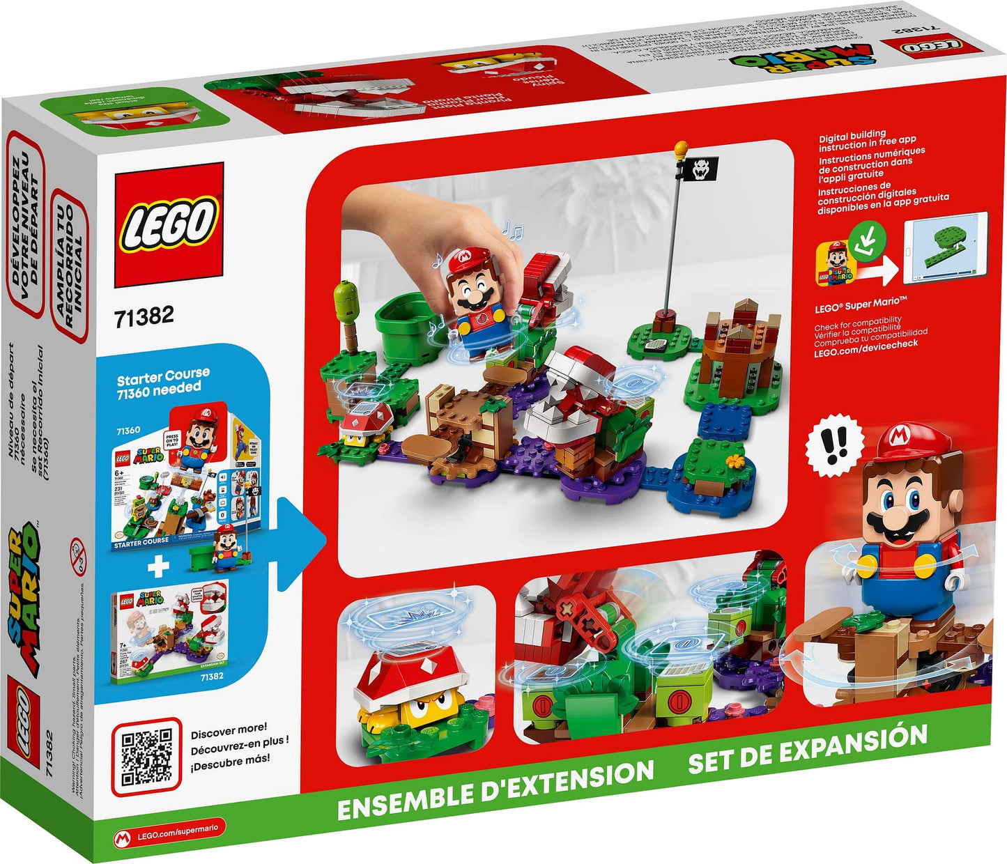 LEGO 71382 Piranha Plant Puzzling Challenge Expansion Set  - Super Mario