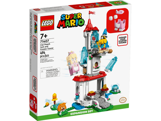 LEGO 71407 Cat Peach Suit and Frozen Tower Expansion Set - Super Mario