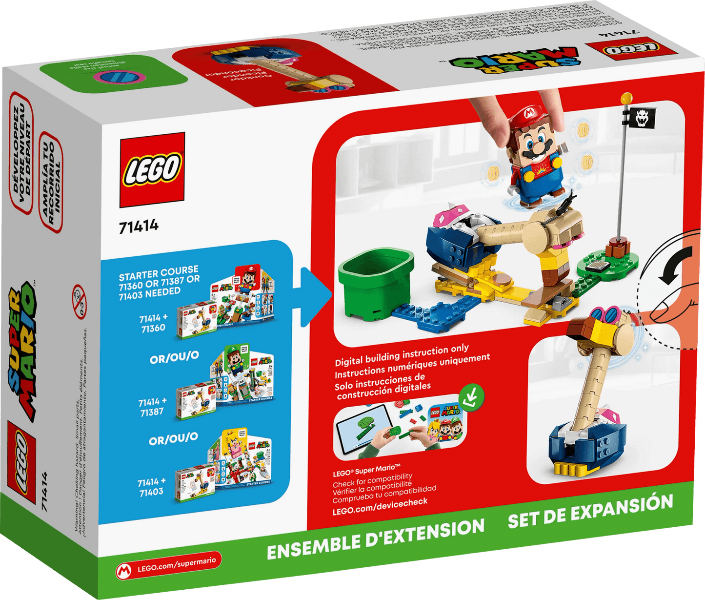 LEGO 71414 Conkdor's Noggin Bopper Expansion Set - Super Mario