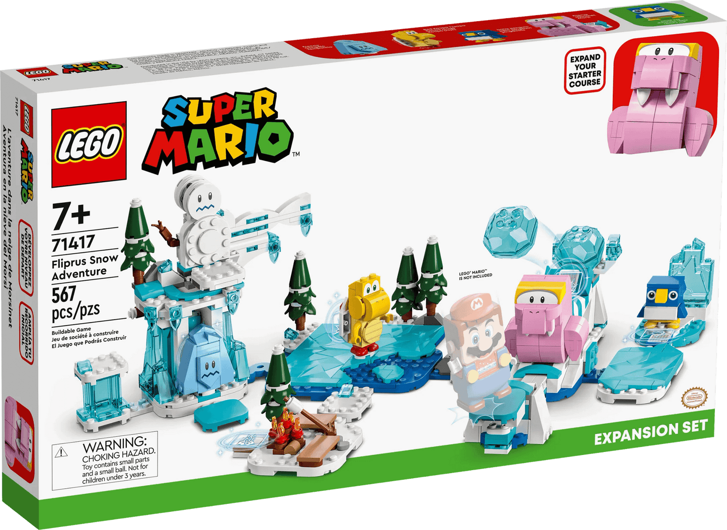 LEGO 71417 Fliprus Snow Adventure Expansion Set - Super Mario