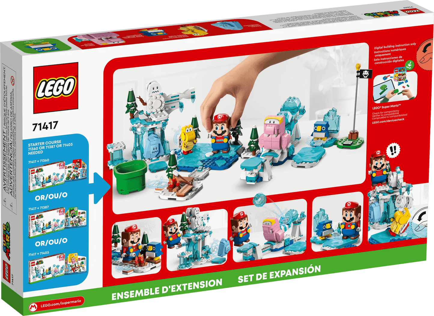 LEGO 71417 Fliprus Snow Adventure Expansion Set - Super Mario