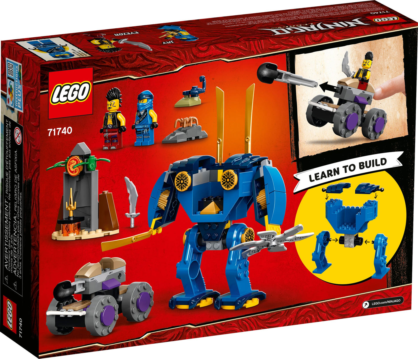 LEGO 71740 Jay' s Electro Mech - NINJAGO 4+