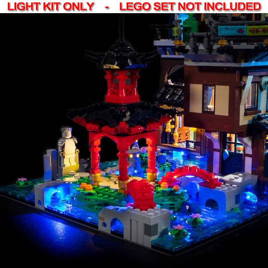 Light My Bricks - LIGHT KIT for LEGO Ninjago City Gardens 71741