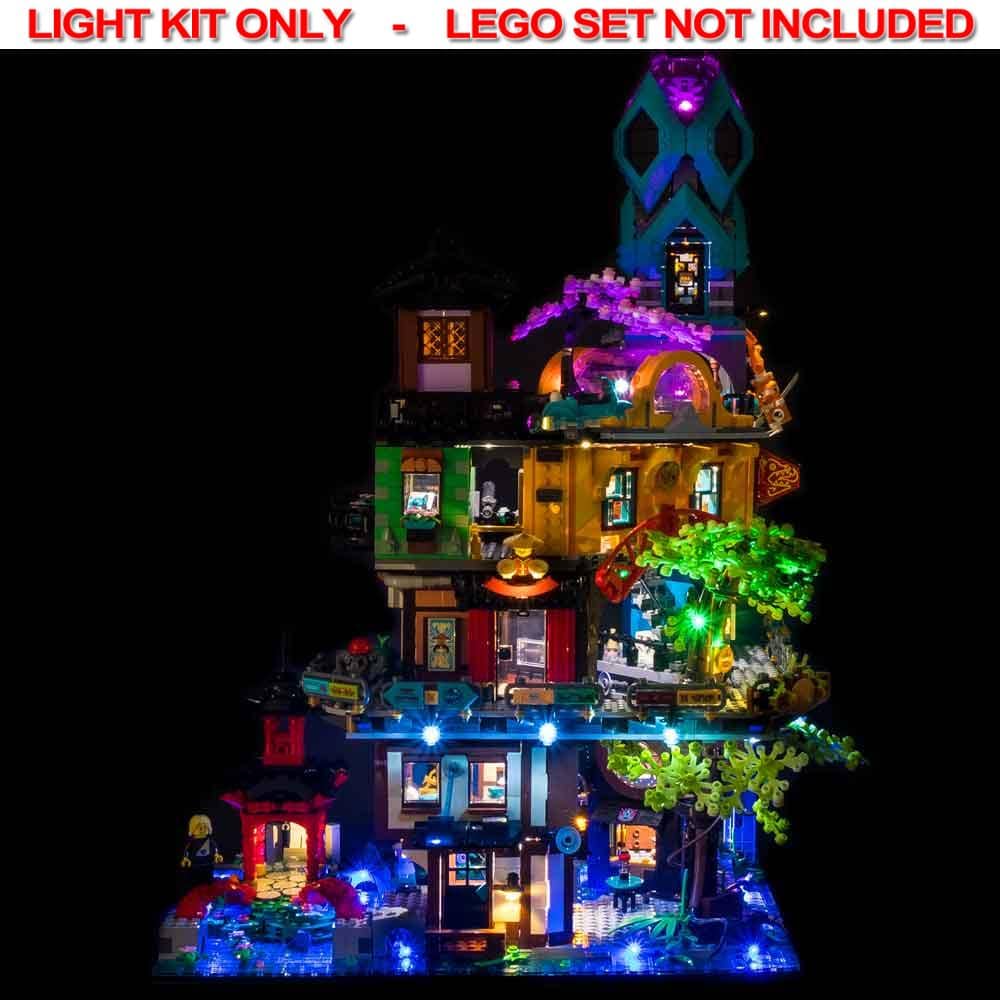 Light My Bricks - LIGHT KIT for LEGO Ninjago City Gardens 71741