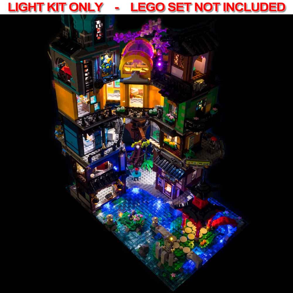 Light My Bricks - LIGHT KIT for LEGO Ninjago City Gardens 71741