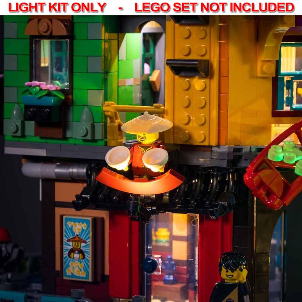 Light My Bricks - LIGHT KIT for LEGO Ninjago City Gardens 71741
