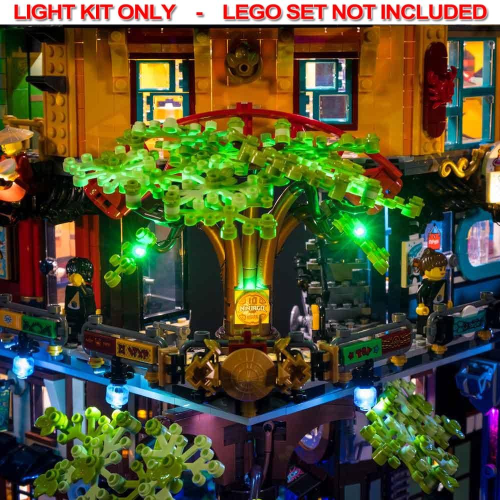 Light My Bricks - LIGHT KIT for LEGO Ninjago City Gardens 71741