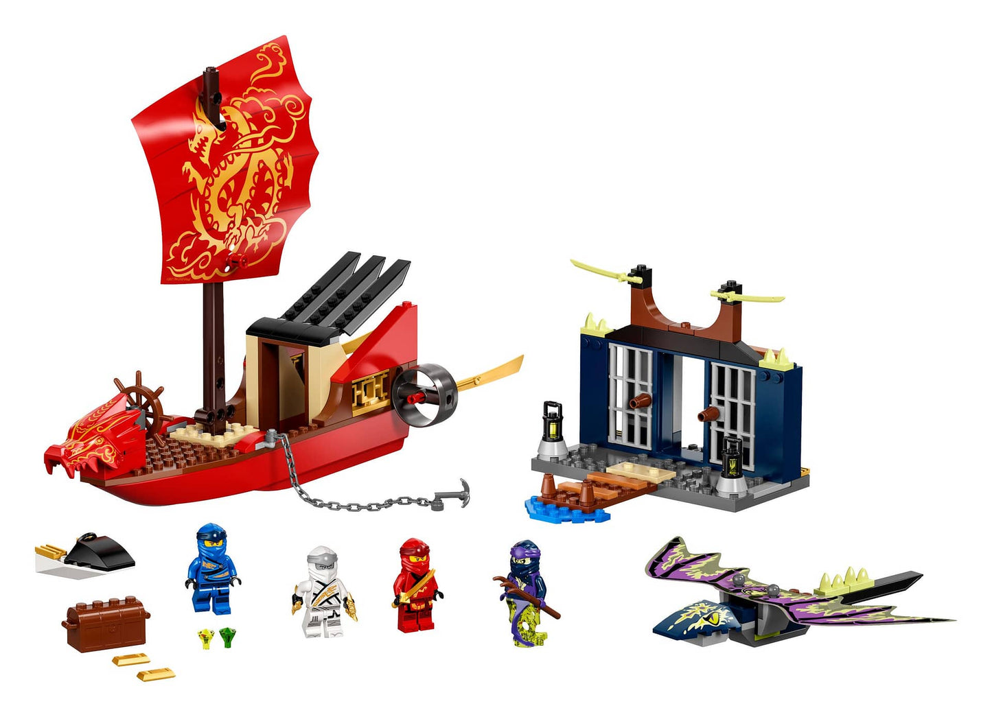 LEGO 71749 Final Flight of Destiny's Bounty - Ninjago 4+