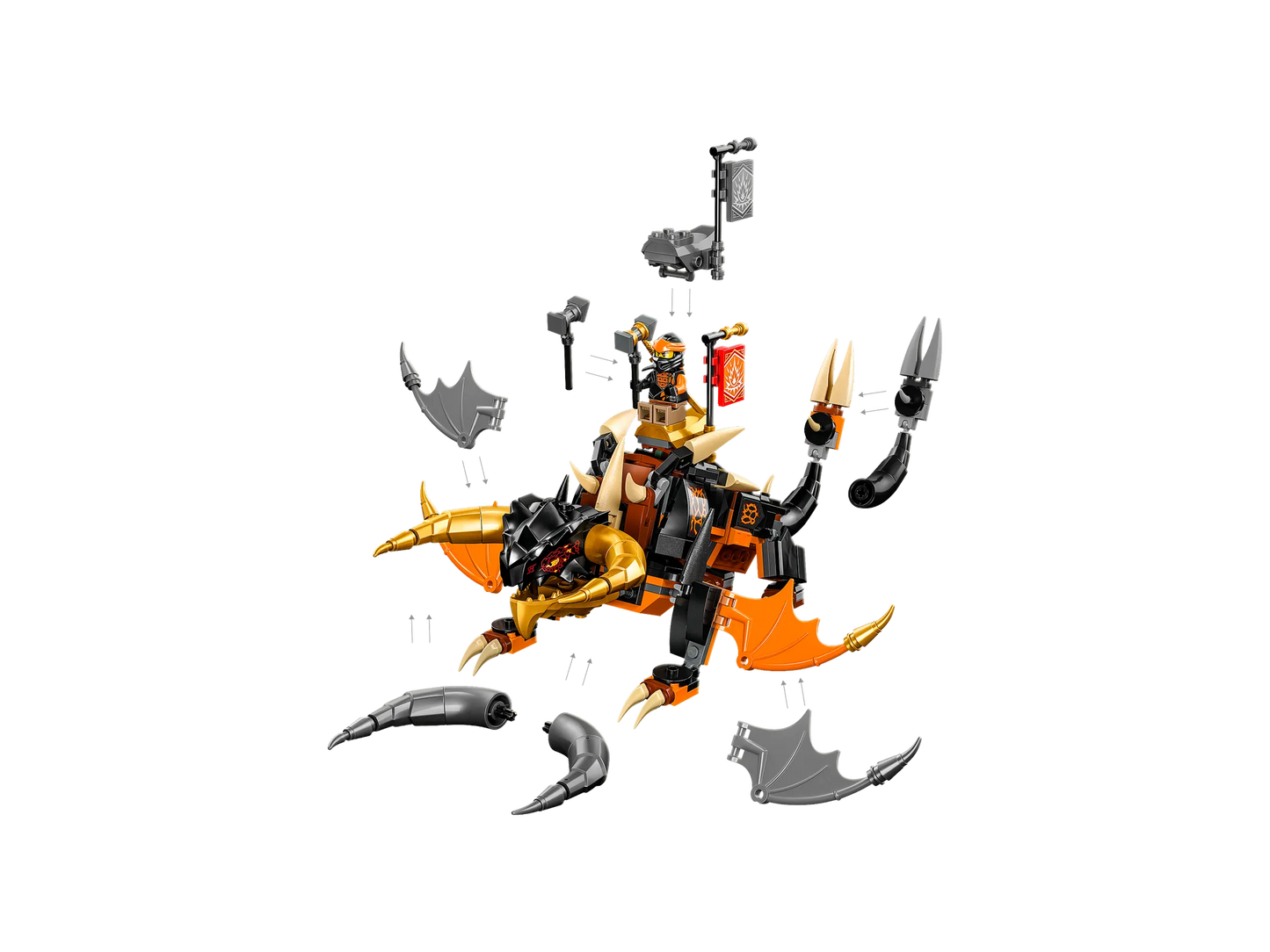 LEGO 71782 Cole's Earth Dragon EVO - Ninjago