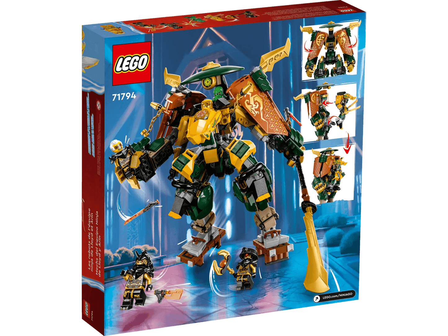 LEGO 71794 Lloyd and Arin's Ninja Team Mechs - Ninjago