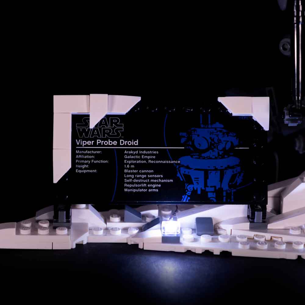 Light My Bricks - LIGHT KIT for LEGO Imperial probe Droid 75306