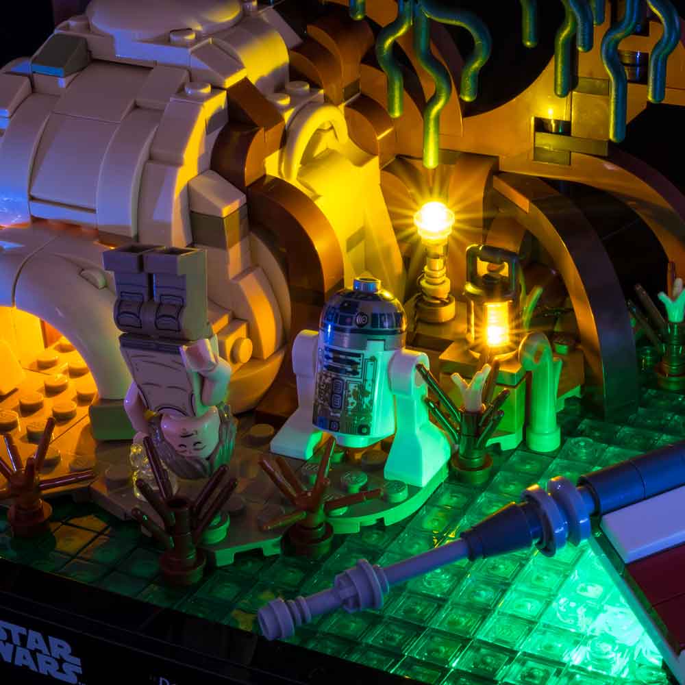 Light My Bricks - LIGHT KIT for LEGO Dagobah Jedi Training Diorama 75330