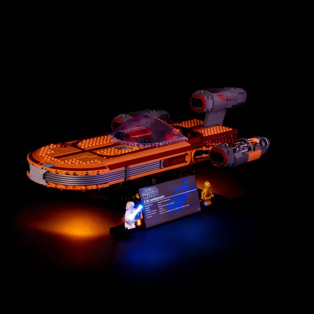 Light My Bricks - LIGHT KIT for LEGO Star Wars UCS Luke Skywalker’s Landspeeder 75341