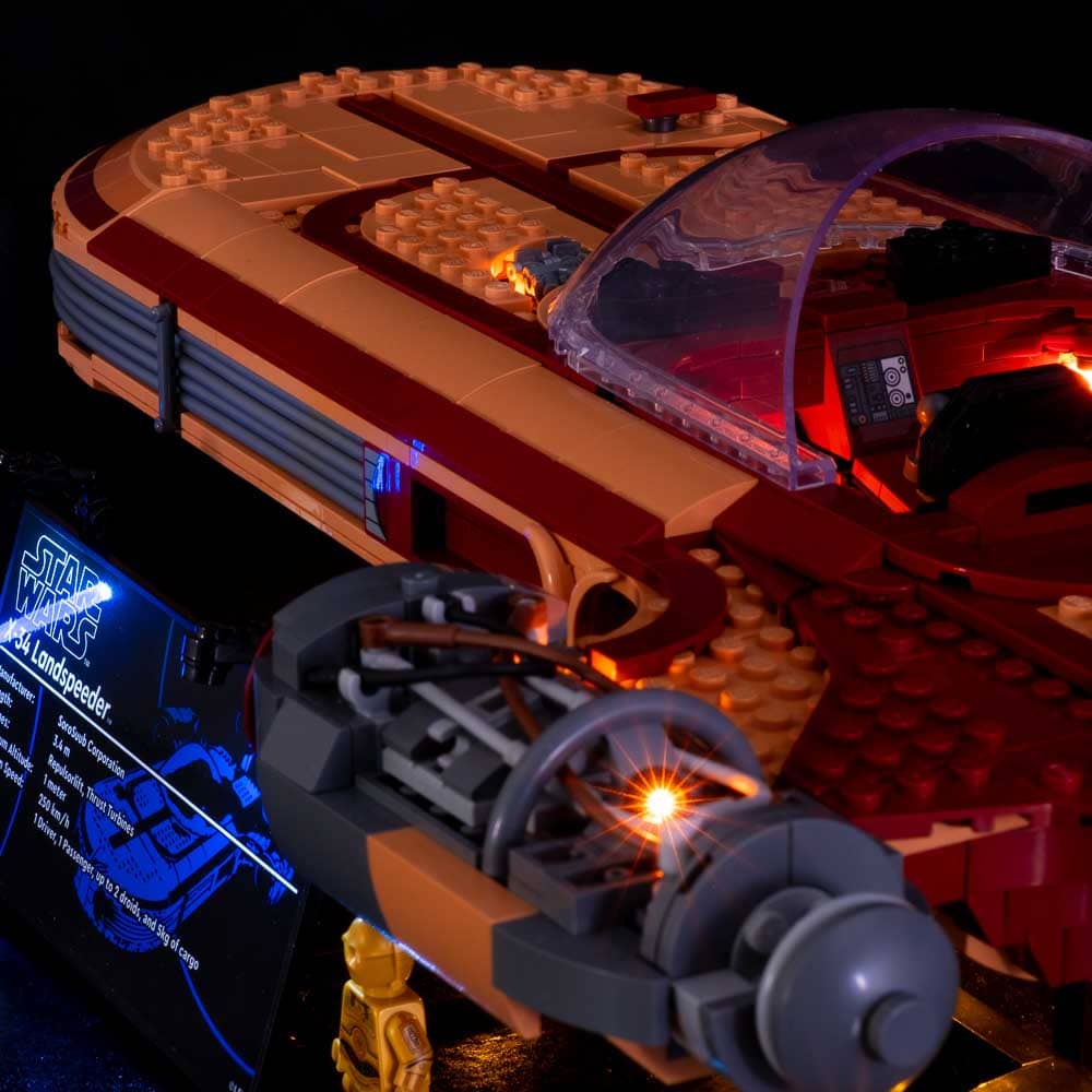 Light My Bricks - LIGHT KIT for LEGO Star Wars UCS Luke Skywalker’s Landspeeder 75341