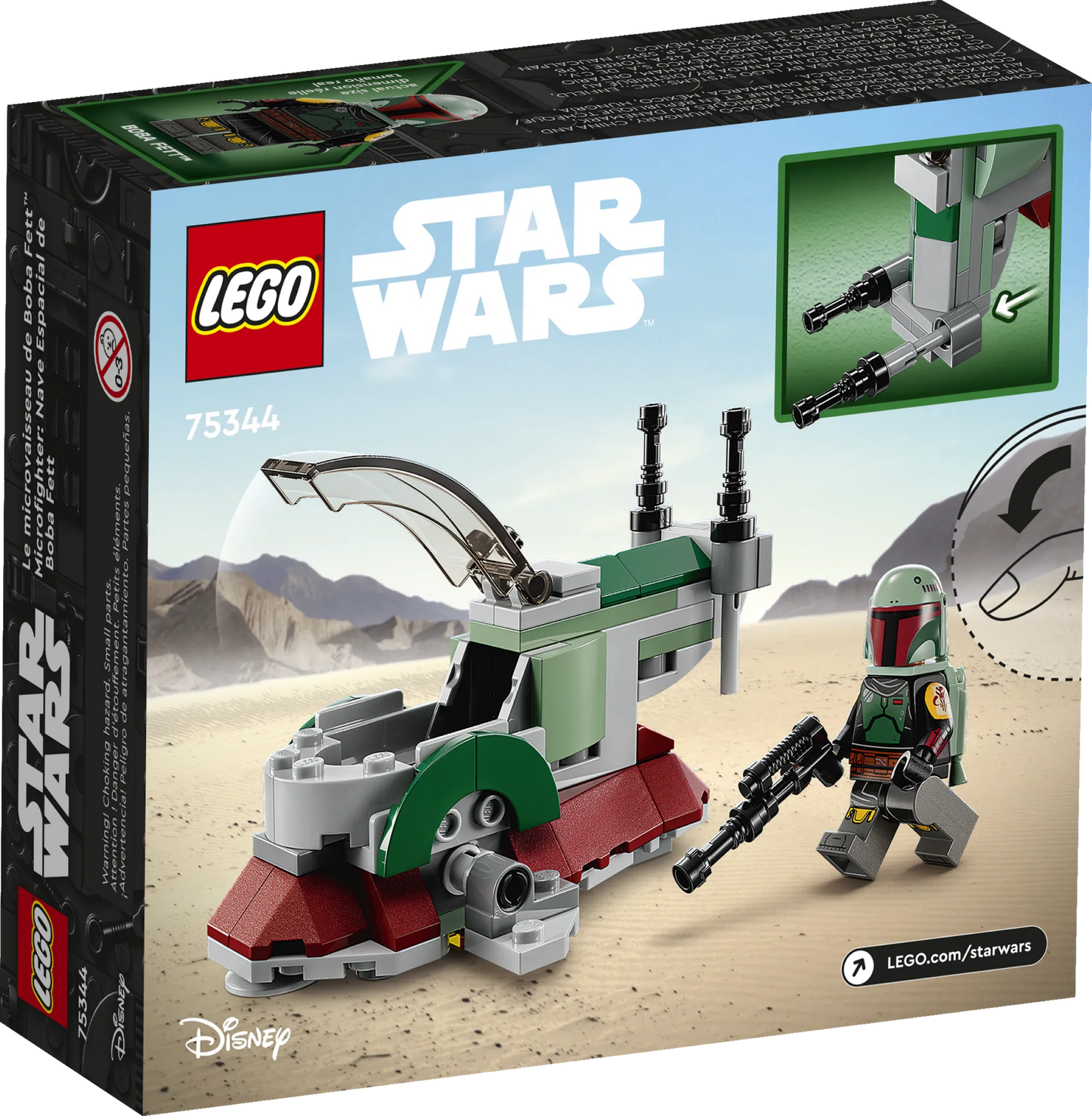 LEGO 75344 Boba Fett's Starship Microfighter - Star Wars