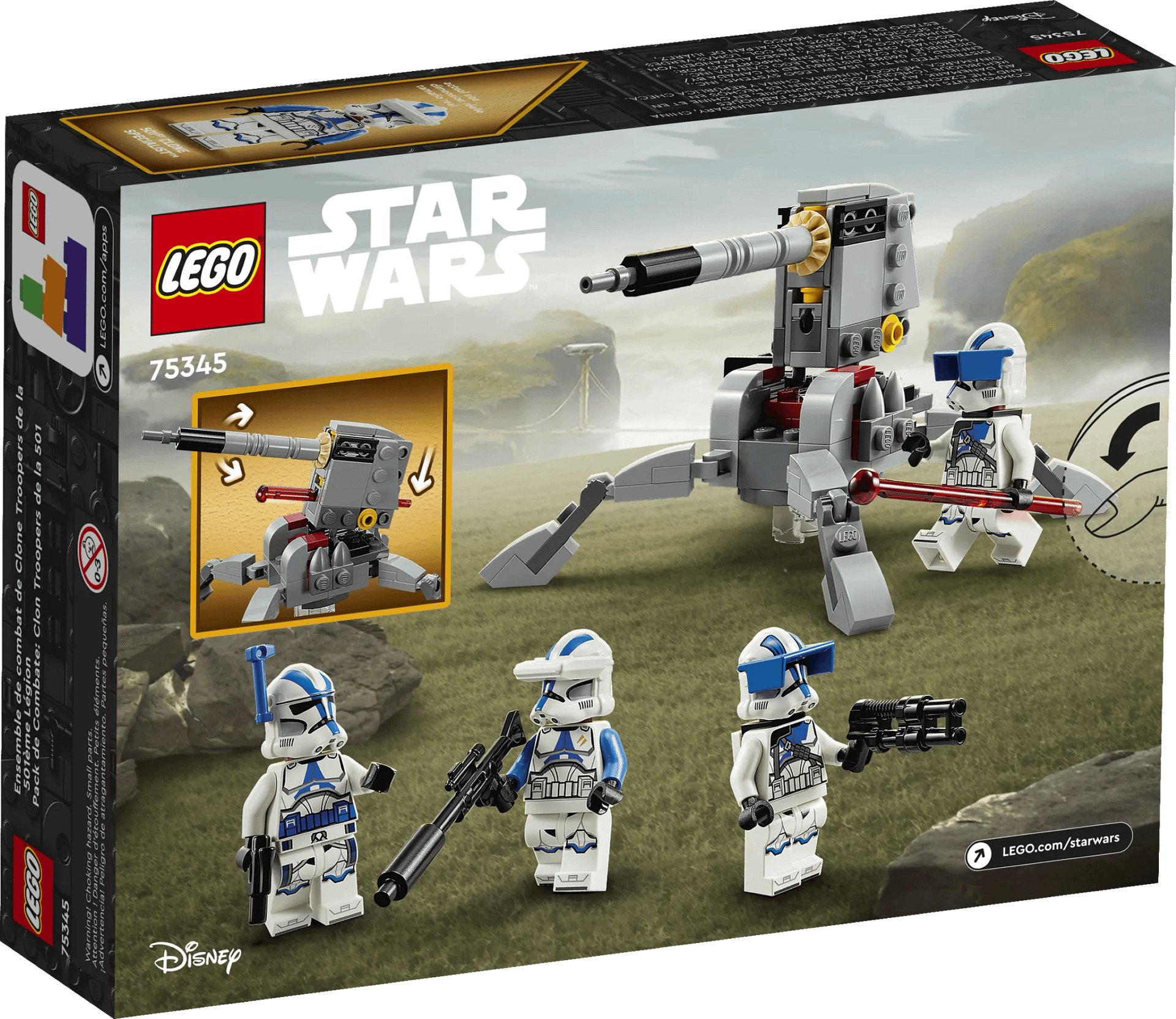LEGO 75345 501st Clone Troopers Battle Pack - Star Wars