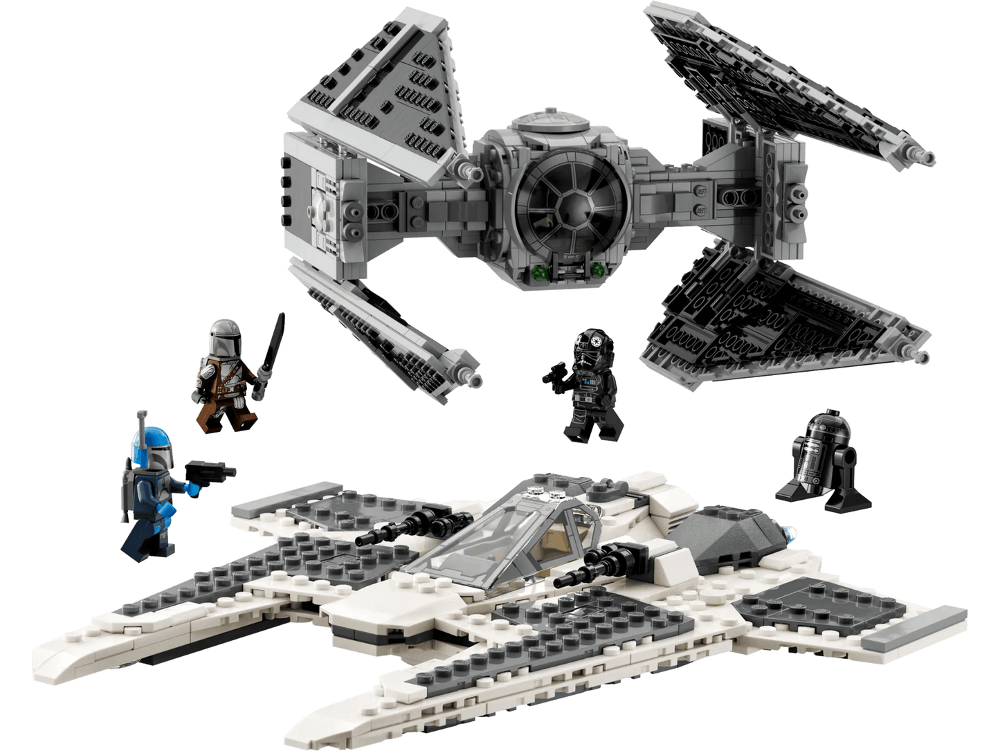 LEGO 75348 Mandalorian Fang Fighter vs. TIE Interceptor™ - Star Wars
