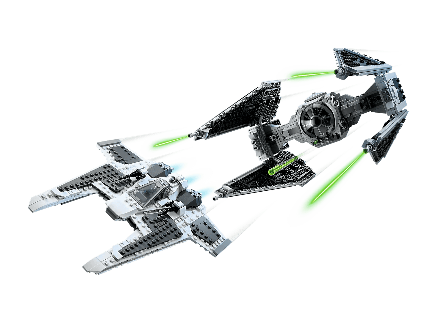 LEGO 75348 Mandalorian Fang Fighter vs. TIE Interceptor™ - Star Wars