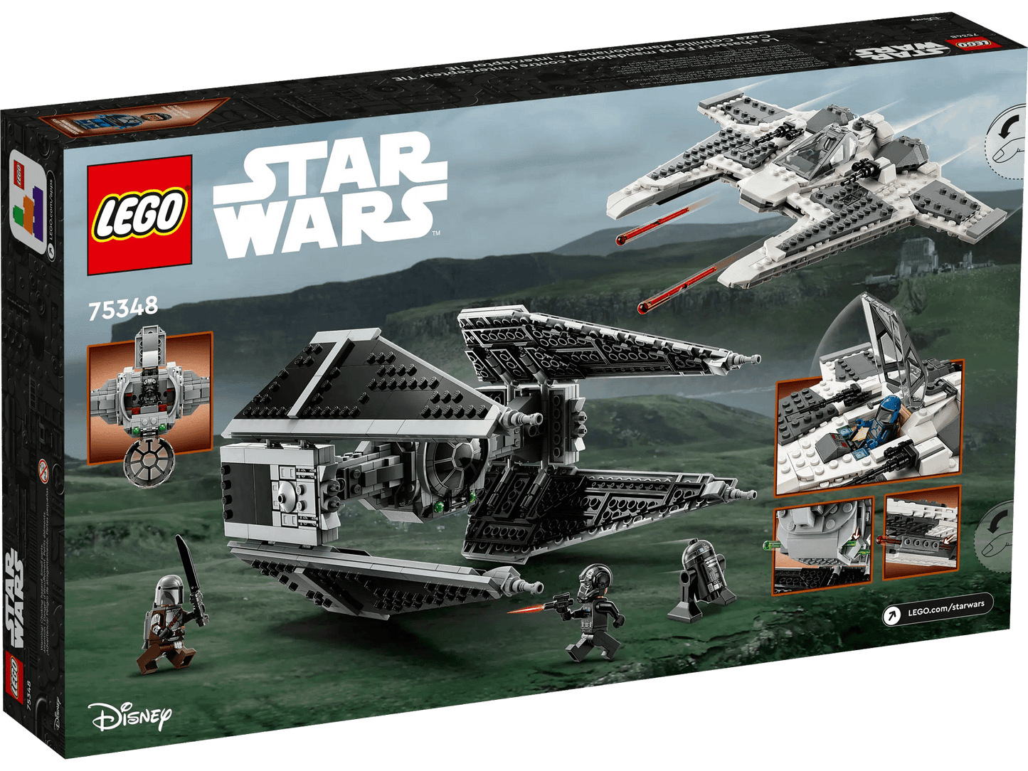 LEGO 75348 Mandalorian Fang Fighter vs. TIE Interceptor™ - Star Wars