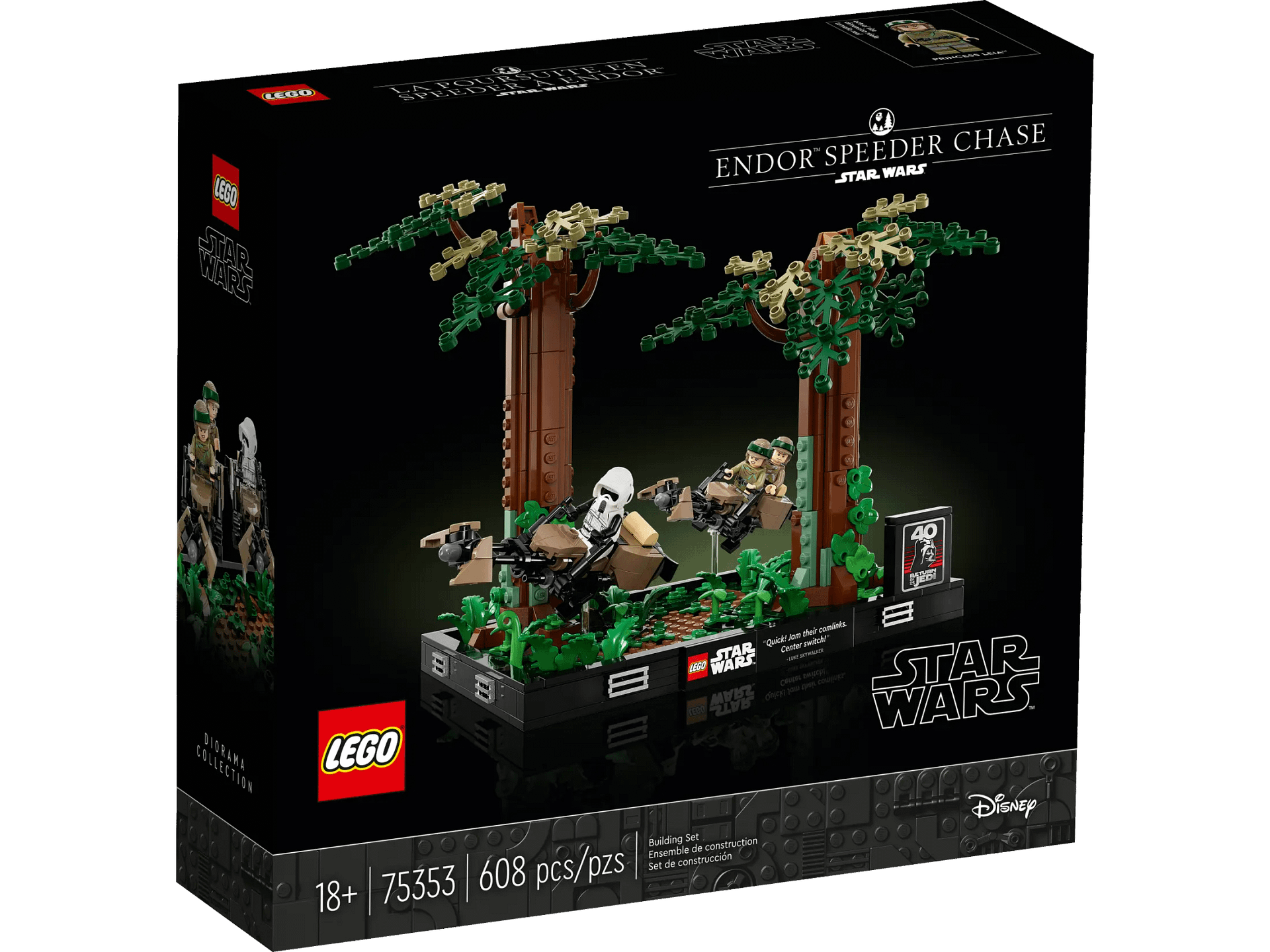 LEGO 75353 Endor Speeder Chase Diorama - Star Wars
