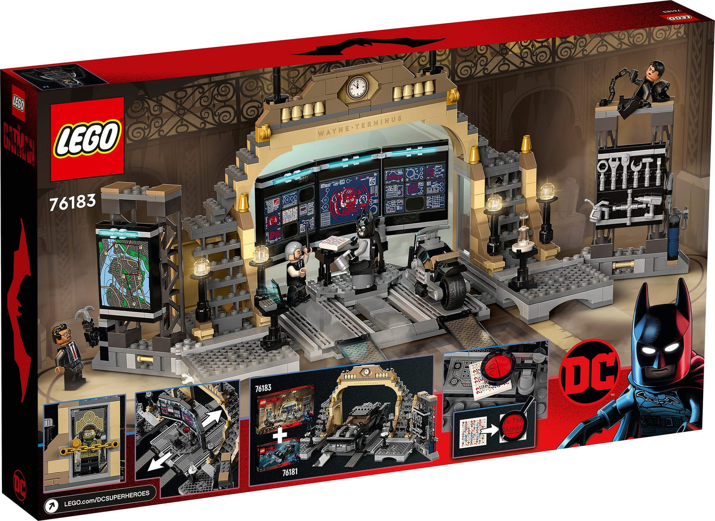 LEGO 76183 Batcave The Riddler Face-off - DC Batman Super Heroes