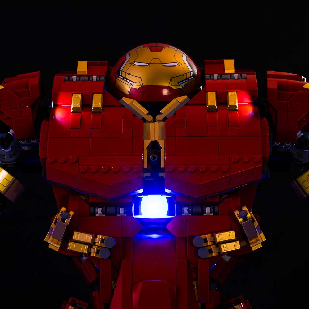 Light My Bricks - LIGHT KIT for LEGO Hulkbuster 76210