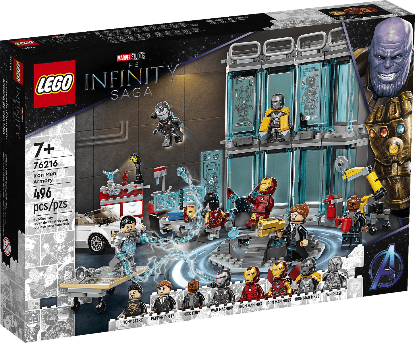LEGO 76216 Iron Man Armoury - Marvel Super Heroes
