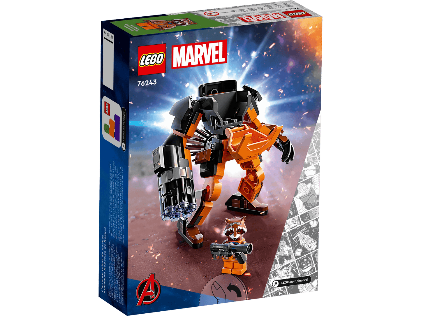LEGO 76243 Rocket Mech Armor - Marvel Super Heroes