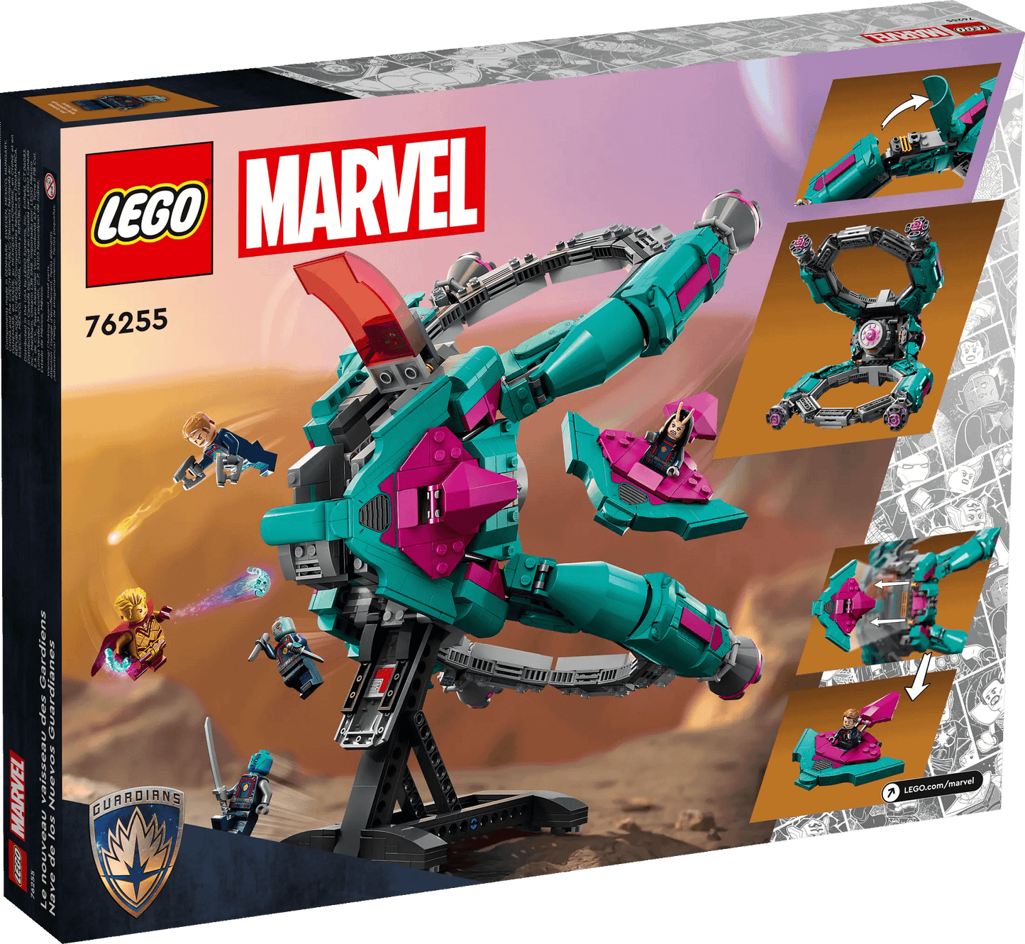 LEGO 76255 The New Guardians' Ship - Super Heroes Marvel Guardians of the Galaxy Volume 3