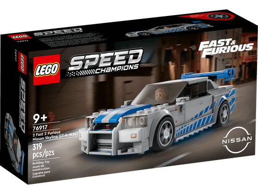 LEGO 76917 2 Fast 2 Furious Nissan Skyline GT-R (R34) - Speed Champions