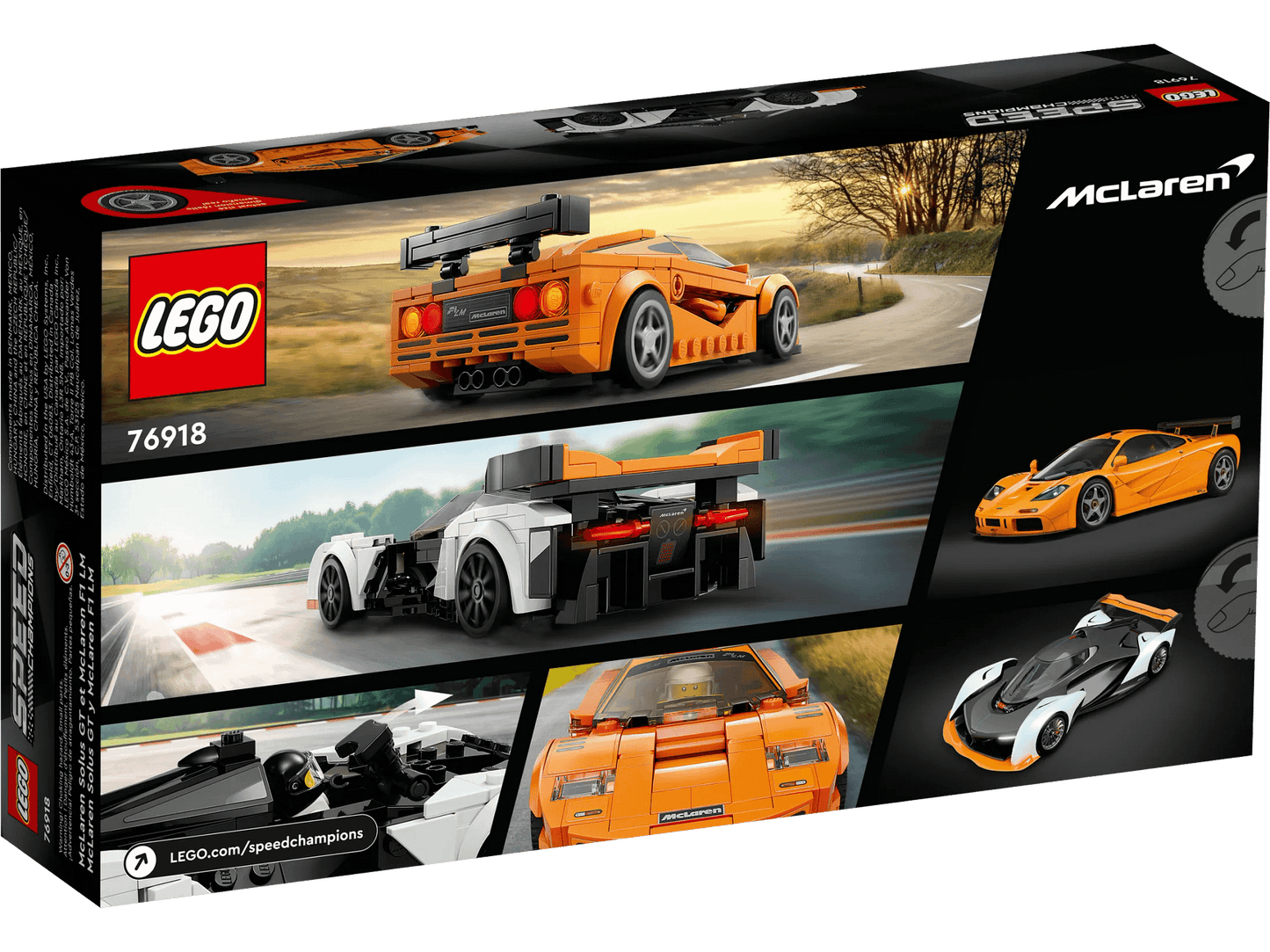 LEGO 76918 McLaren Solus GT & McLaren F1 LM - Speed Champions