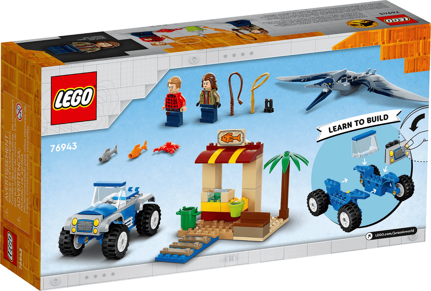 LEGO 76943 Pteranodon Chase - Jurassic World 4+