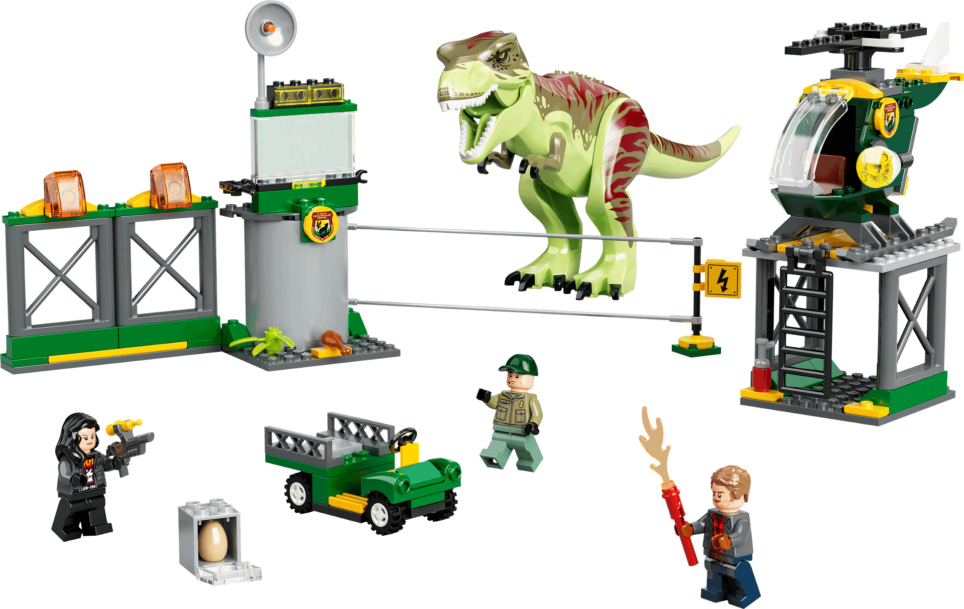 LEGO 76944 T. rex Dinosaur Breakout - Jurassic World 4+