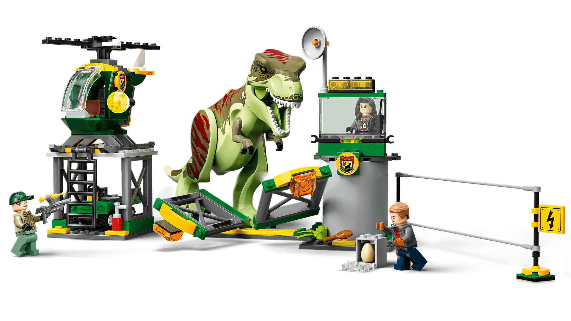 LEGO 76944 T. rex Dinosaur Breakout - Jurassic World 4+