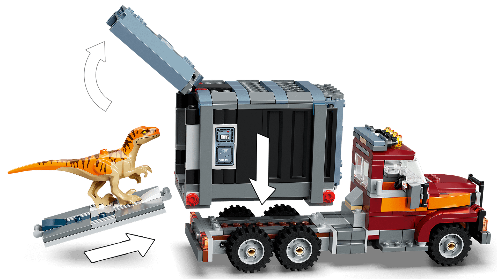 LEGO 76948 T. rex & Atrociraptor Dinosaur Breakout - Jurassic World