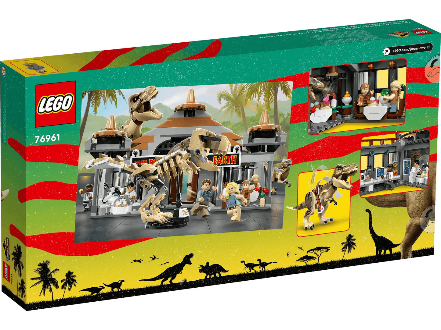 LEGO 76961 Visitor Center: T. rex & Raptor Attack - Jurassic World
