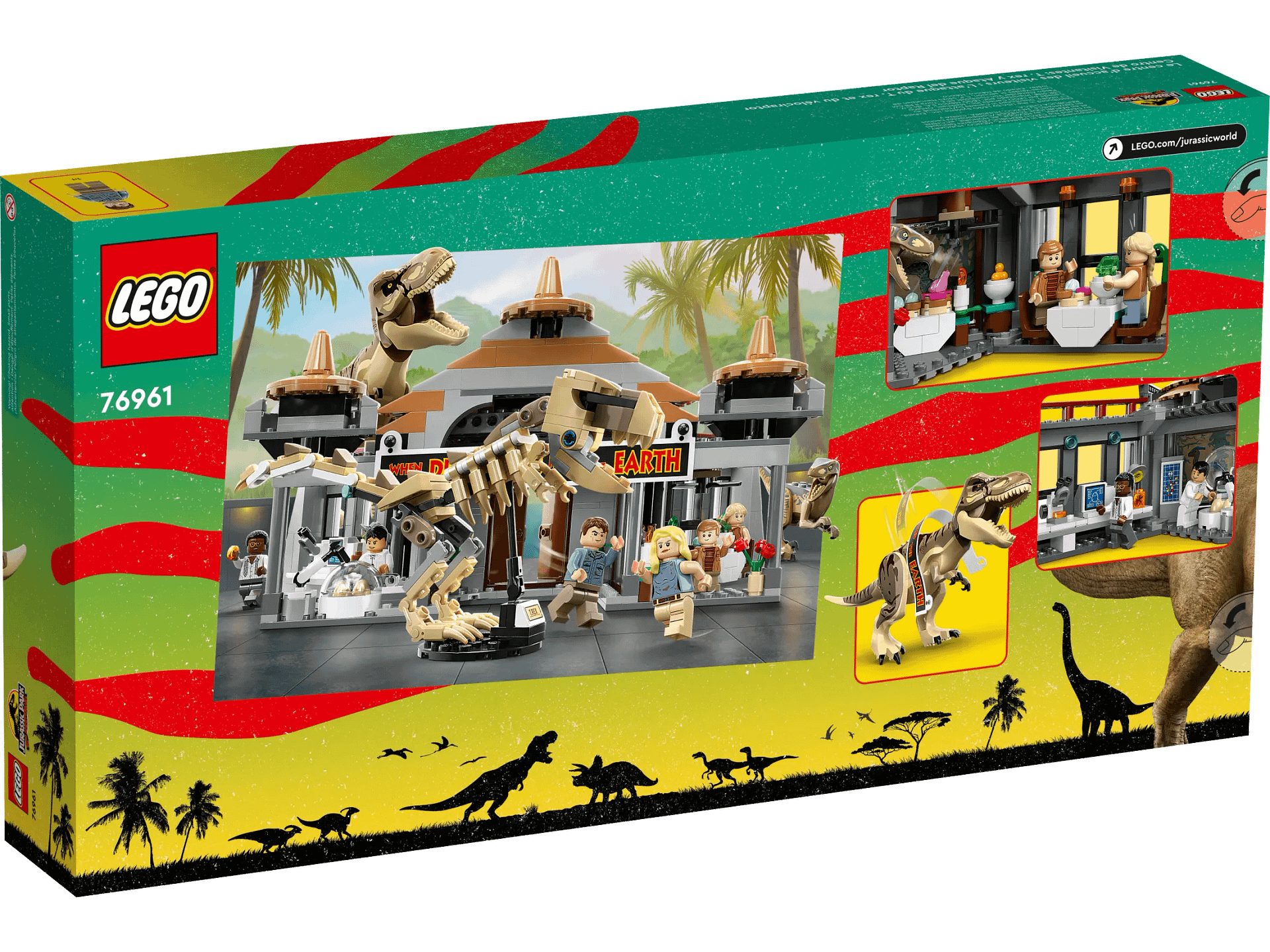 LEGO 76961 Visitor Center: T. rex & Raptor Attack - Jurassic World