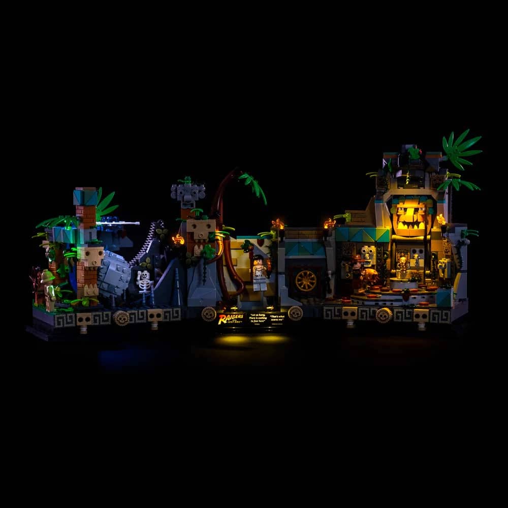 Light My Bricks - Light Kit For LEGO Indiana Jones Temple of the Golden Idol 77015