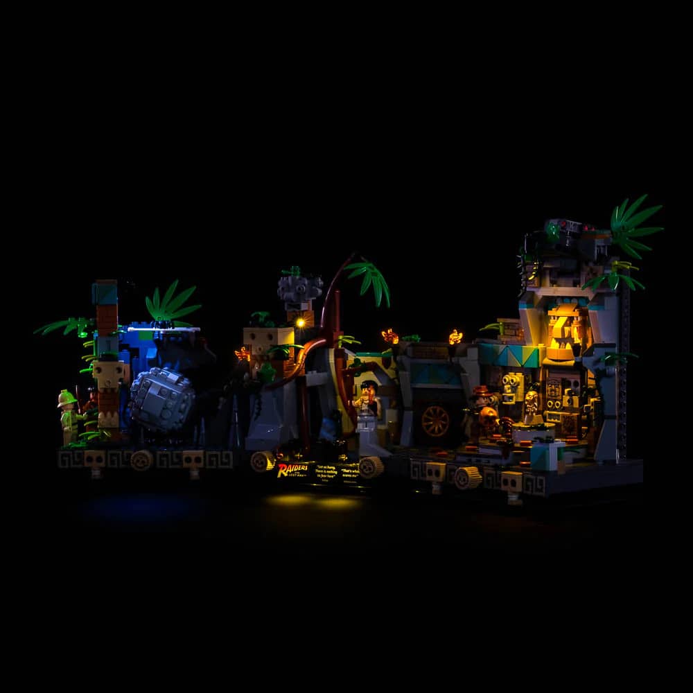 Light My Bricks - Light Kit For LEGO Indiana Jones Temple of the Golden Idol 77015