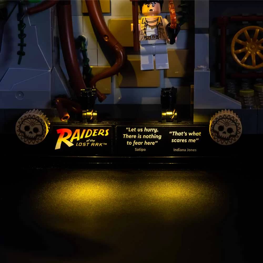 Light My Bricks - Light Kit For LEGO Indiana Jones Temple of the Golden Idol 77015